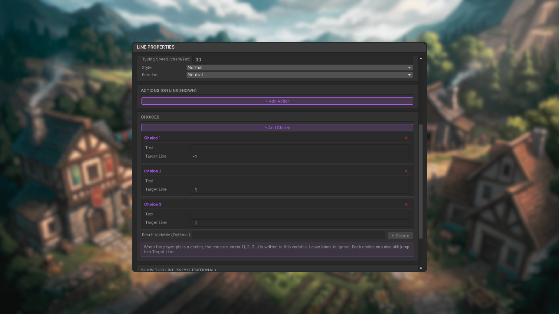 Dialogue screenshot 2