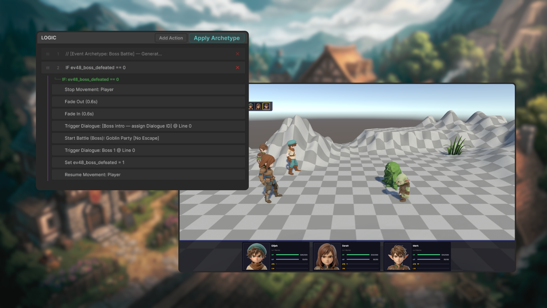 Scripting screenshot 3
